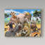 « the safari », reproduction d’impression sur toile tendue-26859332