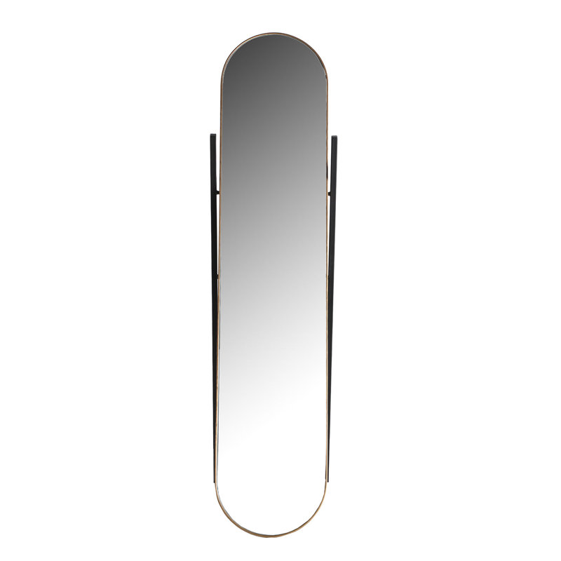 Melony Metal Oval Floor Mirror