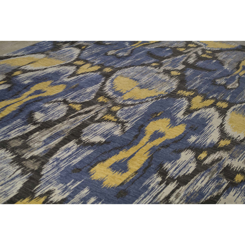 Wool Abstract Area Rug