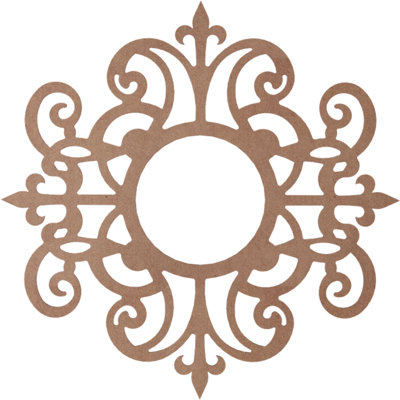 Médaillon de plafond en bois Dijon