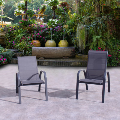 Patio Dining Armchair by Latitude Run