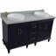 Ensemble de meuble-lavabo de salle de bain double 61 po Pompano-896080791-896080790