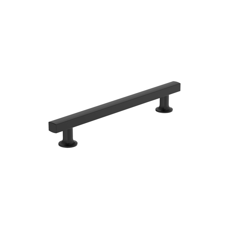 Everett Bar Pull, Matte Black, 6 5/16"