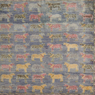 Tapis abstrait moderne 4988