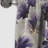 Damask Purple And White Art Deco Pattern I - Damask Curtain - Blackout Curtain - 1 Panels-107534584