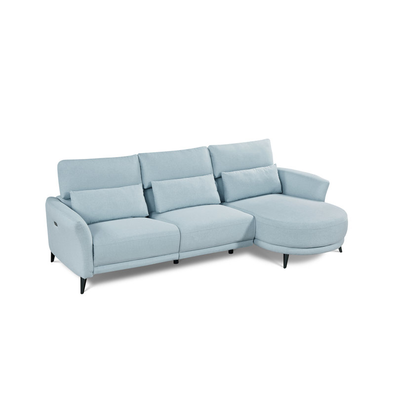Canapé modulaire gris clair Wells