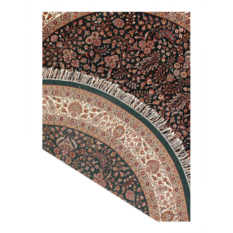 Kathrize Oriental Area Rug in Green