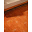 Tapis Ownby en laine tissée à la main, écologique - 152 x 244 cm, rectangulaire, couleur orange et blanc, design contemporain, épais et antidérapant, idéal pour le salon et la chambre.-27435039-121886291
