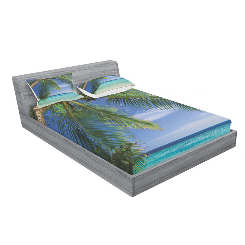 Microfiber Sheet Set, Queen Sheet Set with Fitted Sheet