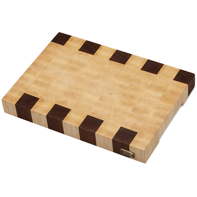 Walnut/Maple Wood Cutting Board, 10" W x 15" L