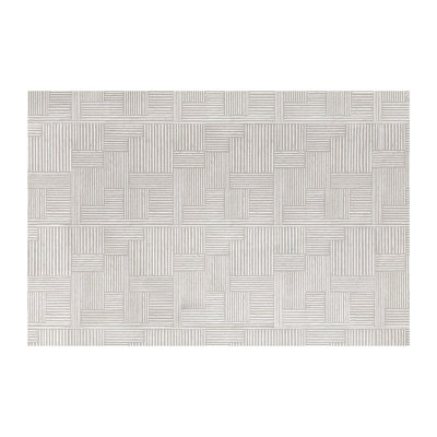 Tapis de cuisine anti-dérapant Un-Rug Organic Squares par Matterly