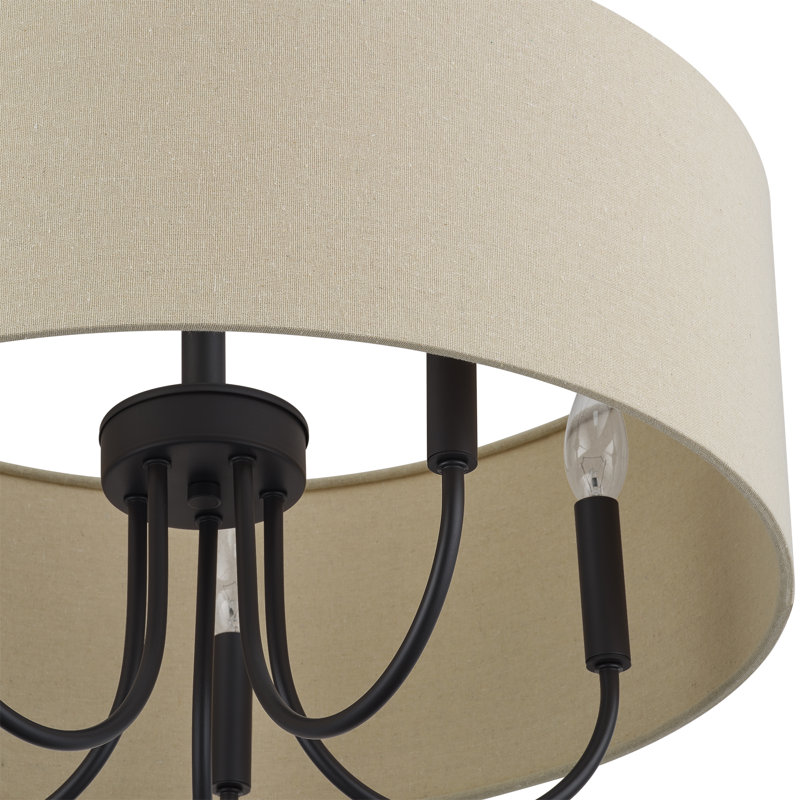 Ashani 5 Light Bronze Pendant Chandelier