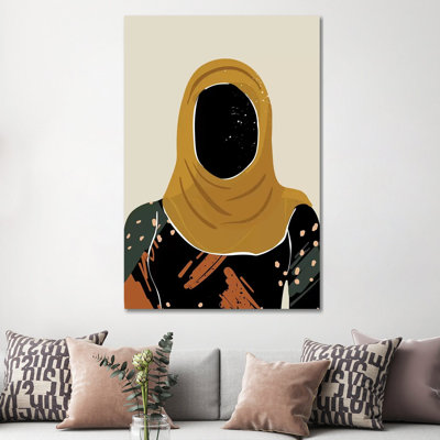 Black Hair XIII by Domonique Brown - Print on Canvas