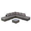 Ensemble de canapé modulaire d'extérieur avec coussins lavables et fabrication robuste-394517906