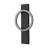 22" Modern Circular Integrated LED Outdoor Wall Sconce