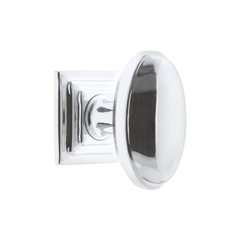 Eden Prairie Oval Knob, Bright Chrome