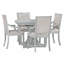 Table de salle à manger extensible avec 4 chaises pour la salle à manger
