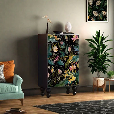 Armoire de rangement en pin avec grands tiroirs