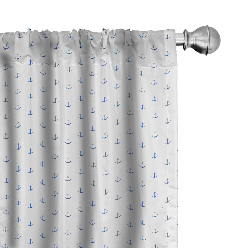 Anchor Semi-Sheer Rod Pocket Curtain Panels, 28" x 84"