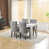 Knocker Velvet Light Gray, 4 seats is out of stock