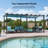 Aluminum Pergola with Canopy-81082245-87467620