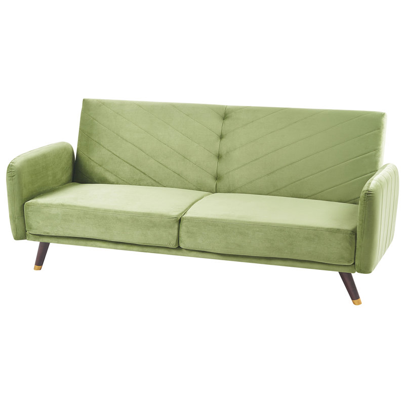 Sinead 3 Seater Velvet Sleeper, Olive Green