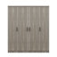 Armoire 4 portes avec 1 tiroir