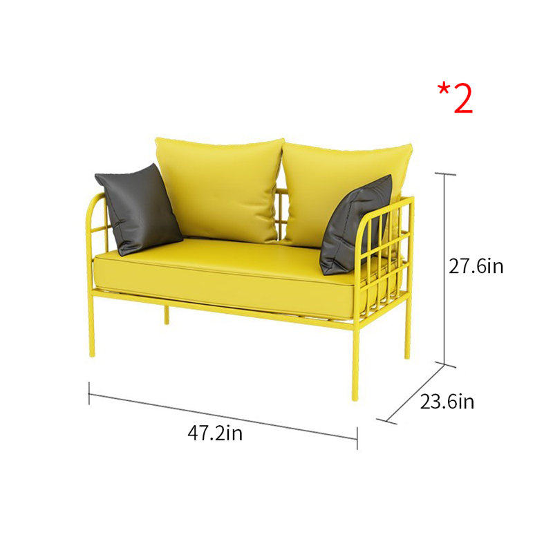 Banc rembourré en similicuir Letzy