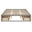 Lit plateforme avec 6 tiroirs de rangement-242091197-242091198