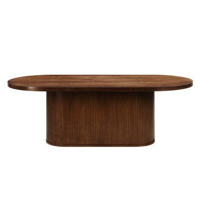 Oval Dining Table With Wooden Top