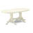9 Piece Dining Set Includes an Oval Dining Room Table with Butterfly Leaf and 8 Faux Leather Kitchen Chairs, Linen White-1432746648