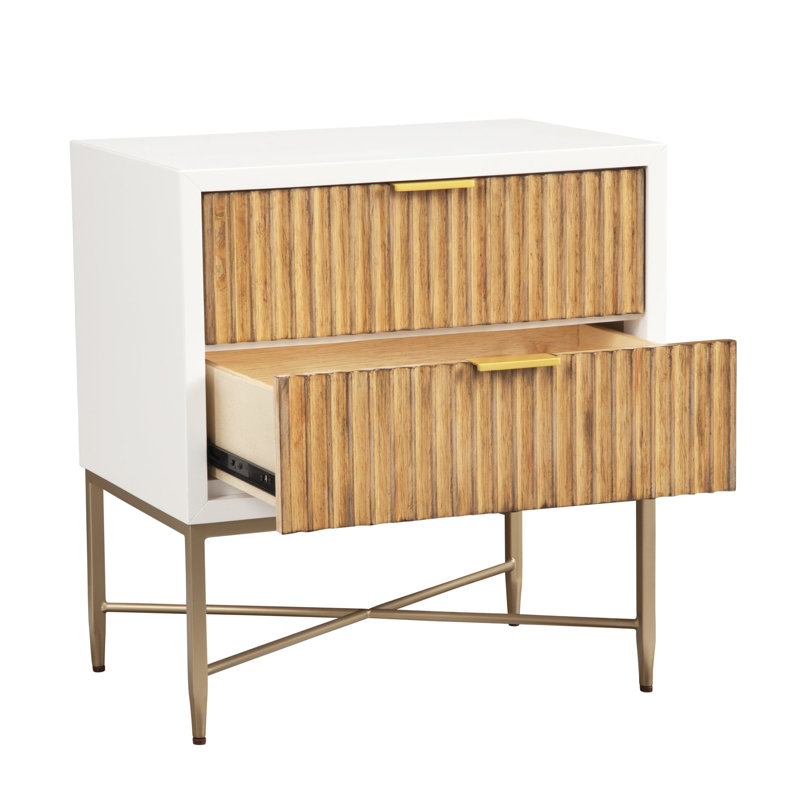 Giddens 2 - Drawer Nightstand, White