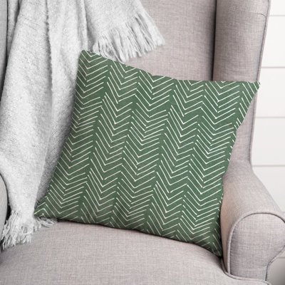 Chevron Outdoor Reversible Throw Pillow