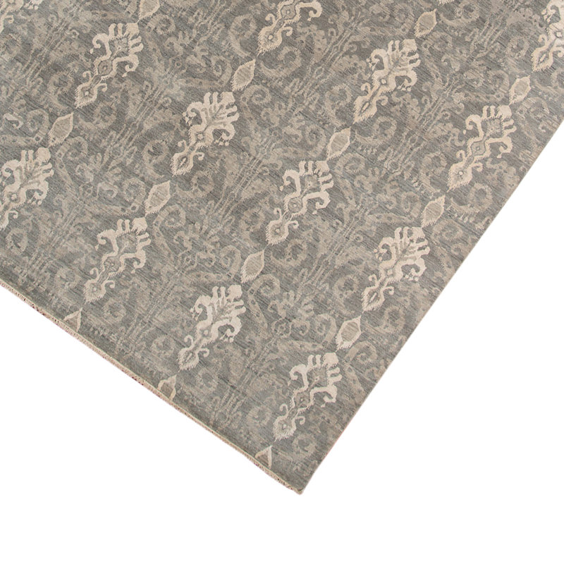 Pearl Geometric Area Rug in Gray, Rectangle 2' x 3'