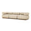 Roma Outdoor 3Pc Sectional W/ Ottoman-Hayes Cream-694818086-694924303