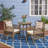 Anahat 2 - Person Acacia Wood Patio Dining Set with Round Table , Cushions Included-161118405