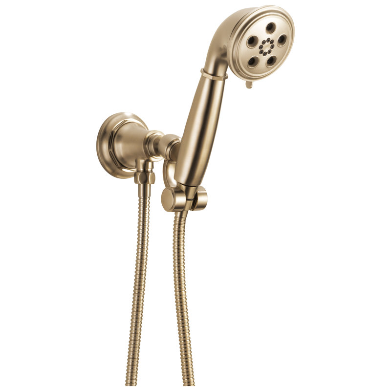 Rook® Wall Mount Handshower with H2OKinetic® Technology, Luxe Gold
