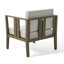 Chaise longue d'extérieur en bois de teck avec coussin et accoudoirs Junco-897636980-897636983