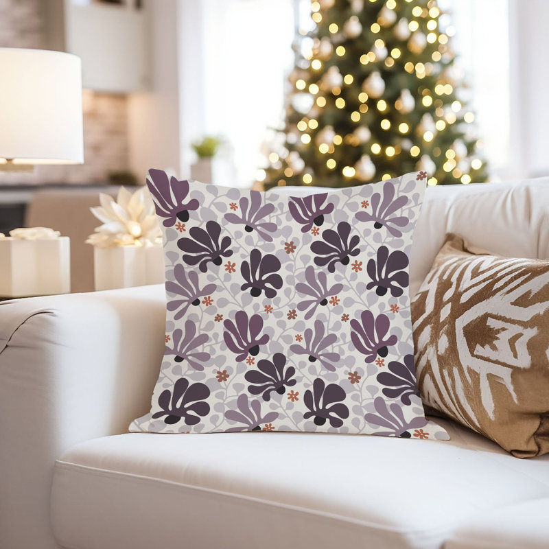  Botanical Pattern III Retro, 16"H x 16"W