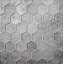 1.9" x 1.9" Glass Hexagon Mosaic Tile-61485185