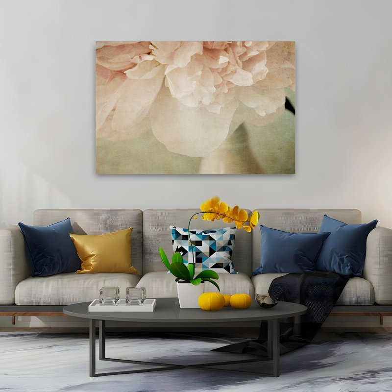 Plantes, fleurs, pivoines rêveuses, H 40 po x l 60 po
