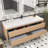 Cresco 59'' Single Bathroom Vanity with Acrylic Top-980033361