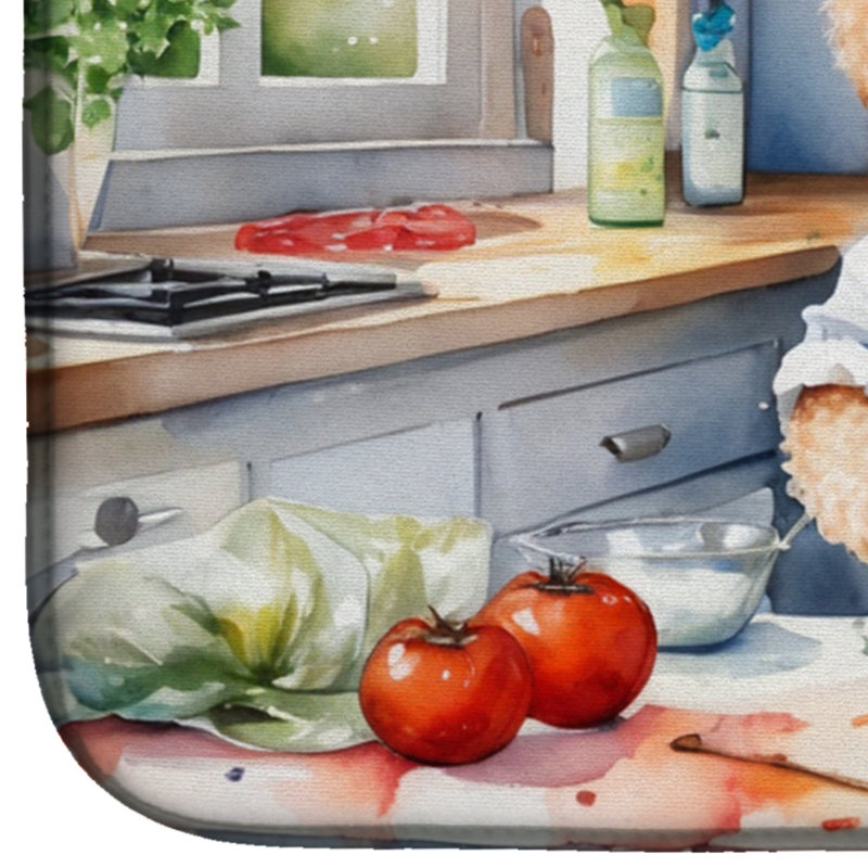 Tapis de vaisselle Poodle The Chef