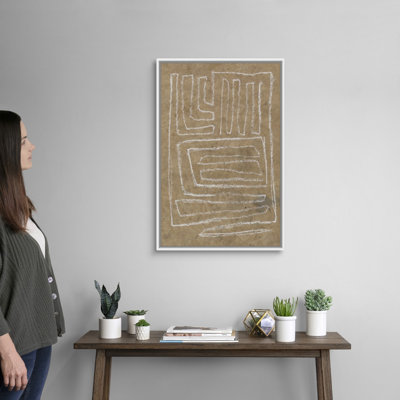 The Runes II by Jennifer Goldberger - Painting Print