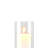 Pillar Candles and Glass Vases Set 24 Pcs, Clear Cylinder Hurricane Candle Holders for Wedding Centerpieces, Tall Vase for Table Decor, Wedding Party, Thanksgiving,White (2.56" x 4.7",5.9",7.9")-643042435-643042559-643042434