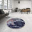 Tapis abstrait bleu-337925039