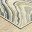 Tapis ivoire / bleu sarcelle Debary-1579632737