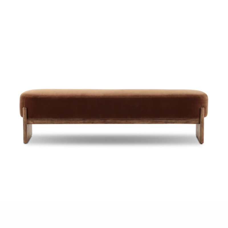 Kirby Upholstered Bench, Surrey Ochre