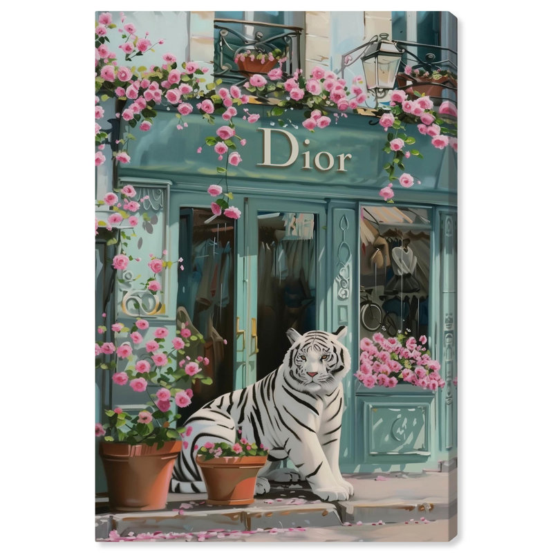Art Remedy Fashion Art sur toile Bright Days Storefront II, H 15 po x l 10 po, Toile tendue