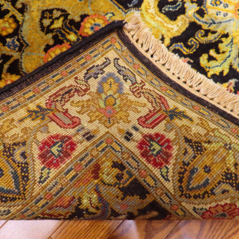 Golden Age Hand Knotted Wool Area Rug, Rectangle 3' x 5'